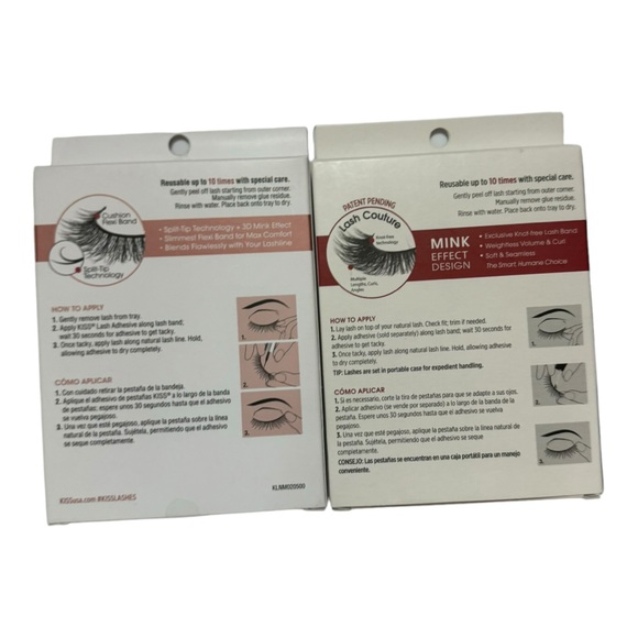 KISS Lash Couture Triple Push-Up Collection Lashes Bundle NWT - Picture 5 of 5